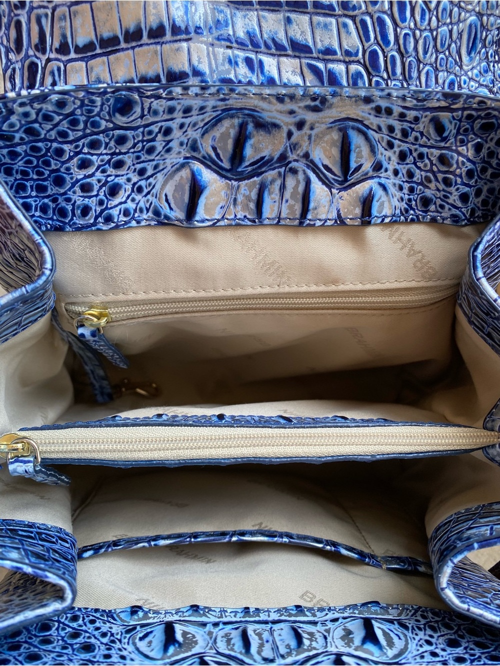 ๐๐Coastal Blue Odysea BRAHMIN MARGO Crossbody - Picture 7 of 16
